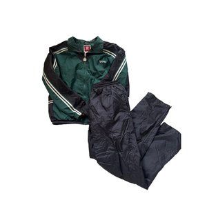 Wilson Green Black Matching Track Suit Active Wear Women's Unisex Size Medium VT